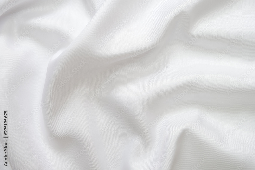 White satin fabric texture background