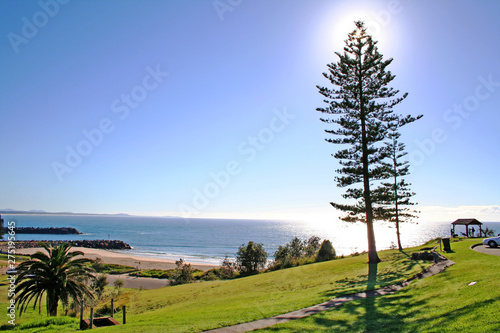 Looking out to sea from Town Beach Promontory. Port Macquarie.