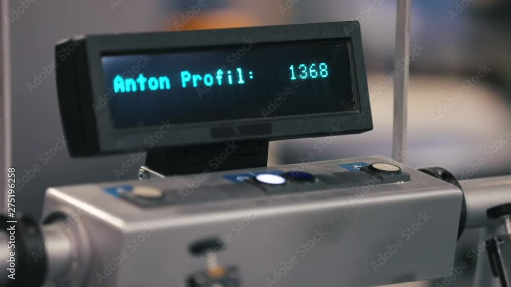 Professional counter for newspapers at printing house. Changing numbers on electronic screen at typography or manufacture. Professional counter for newspapers at printing house. Changing numbers on electronic screen at typography or manufacture.