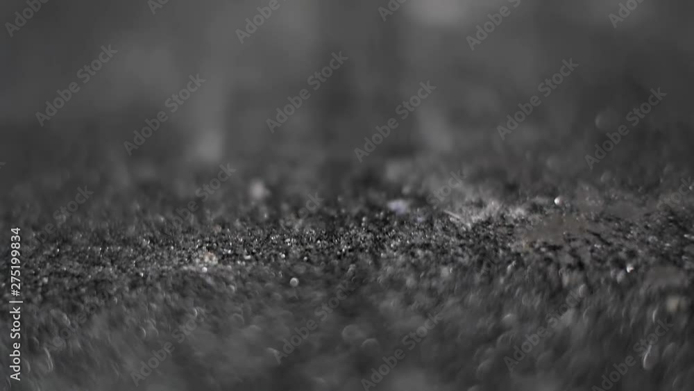 Street gravel blacktop crazy bokeh Macro extreme close up shallow Street gravel blacktop crazy bokeh Macro extreme close up shallow