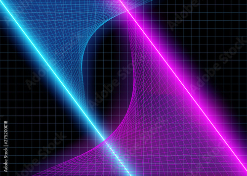 Cyberspace Futuristic Grid ...