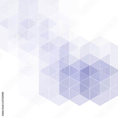Vector Abstract geometric background. Template brochure design. Blue hexagon shape. eps 10