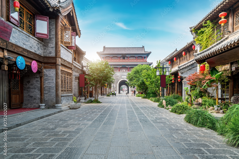Qingzhou Ancient City, Shandong Province, China.. Qingzhou Ancient City, Shandong Province, China..