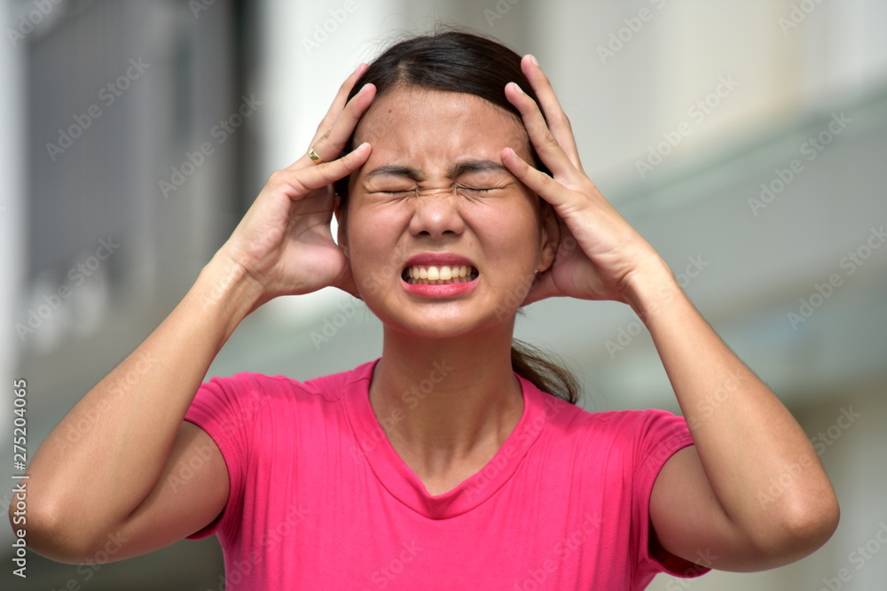 Anxious Youthful Minority Adult Female