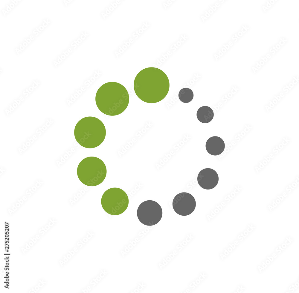 Fototapeta premium Loading related icon on background for graphic and web design. Simple illustration. Internet concept symbol for website button or mobile app.