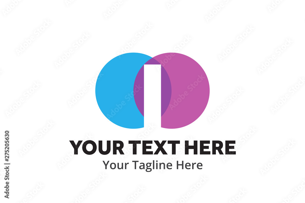 alphabetical i letter logo creative design in flat style with color alphabetical i letter logo creative design in flat style with color