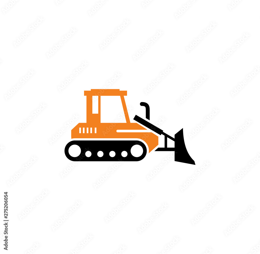 Naklejka premium Heavy vehicle related icon on background for graphic and web design. Simple illustration. Internet concept symbol for website button or mobile app.