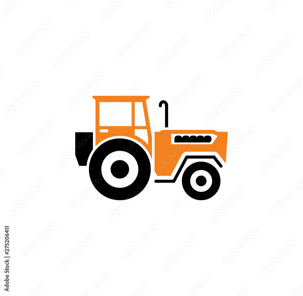 Naklejka premium Heavy vehicle related icon on background for graphic and web design. Simple illustration. Internet concept symbol for website button or mobile app.