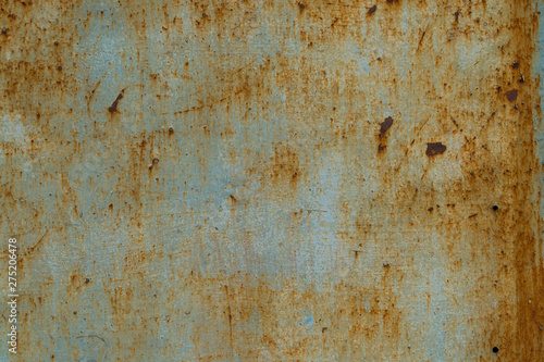 rusted metal texture background with orange streaks