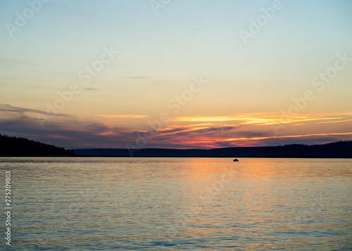 sunset river © Юрий Козин