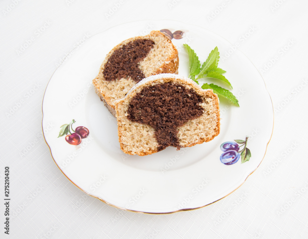 Sweet cake with cocoa Sweet cake with cocoa