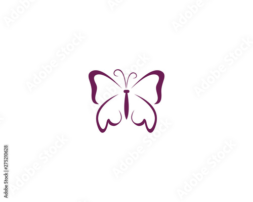 Butterfly creative conceptual colorful design Vector illustration