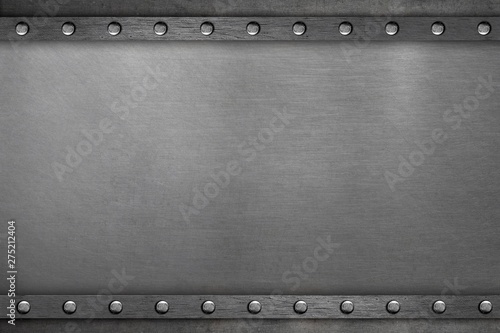 Metal plate rivets frame