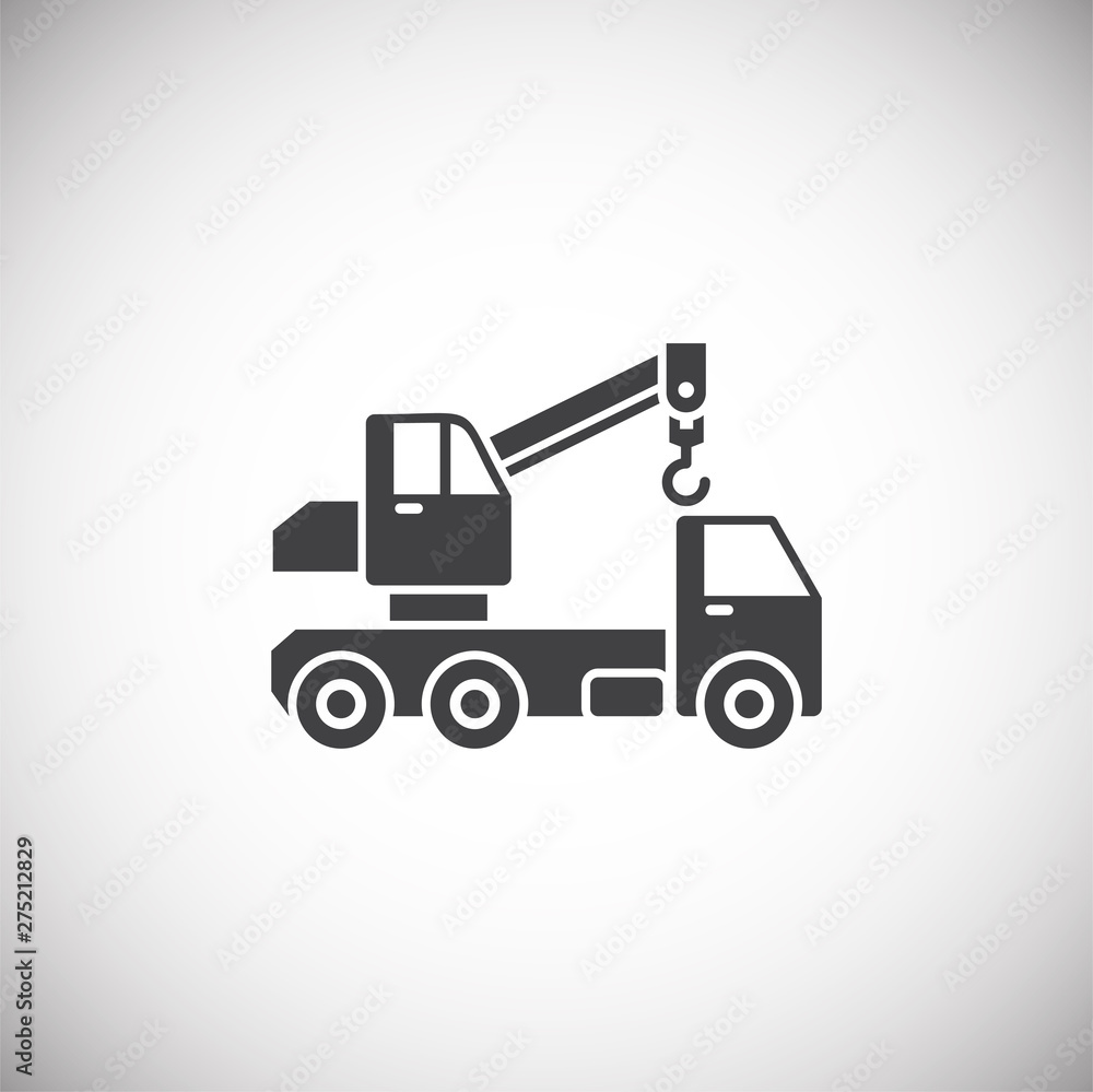 Heavy vehicle related icon on background for graphic and web design. Simple illustration. Internet concept symbol for website button or mobile app. Heavy vehicle related icon on background for graphic and web design. Simple illustration. Internet concept symbol for website button or mobile app.
