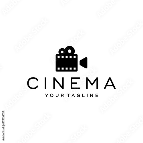 Film logo design concept. Universal film logo.