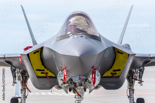 Fighter Jet Head-On View