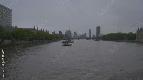 London themse view from the tower bridge photo