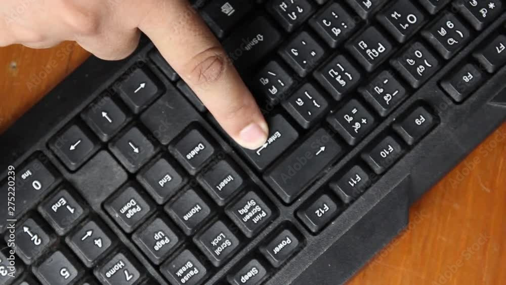 Work on the keyboard of a laptop or computer. Type the text on the keyboard. Press the buttons with your fingers. Work on the keyboard of a laptop or computer. Type the text on the keyboard. Press the buttons with your fingers.