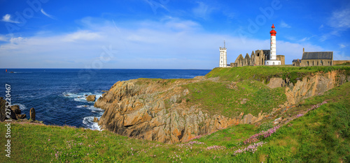 The headland of Saint Mathieu, Brittany, France