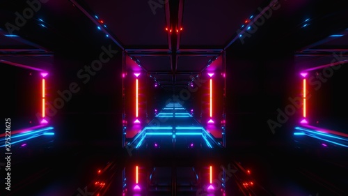 futuristic scifi temple 3d render