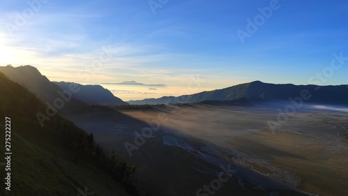 mountain view and clear sky