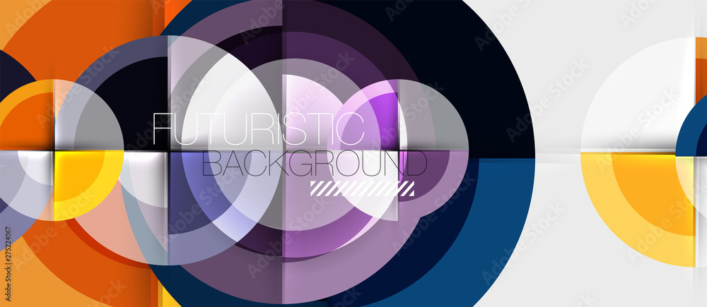 Circular geometrical design template Circular geometrical design template
