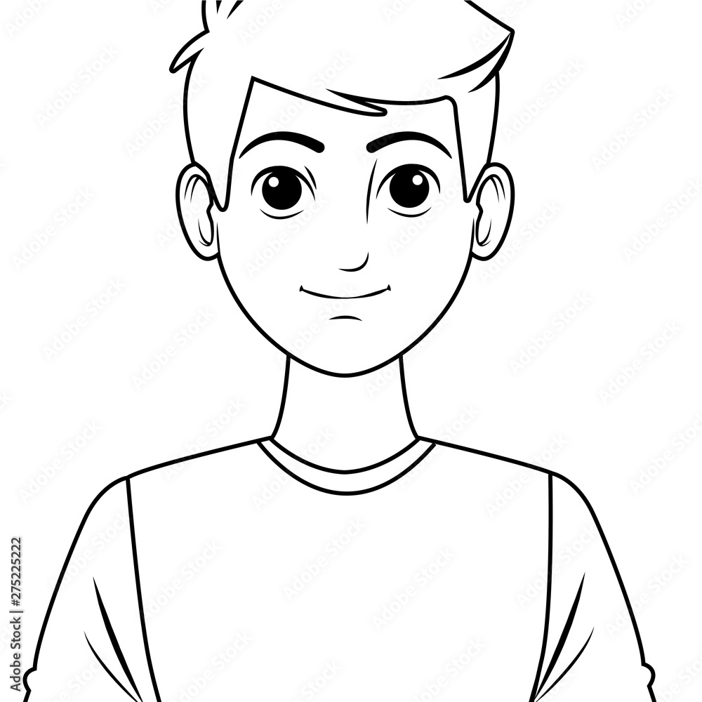 young woman avatar cartoon character profile picture in black and white young woman avatar cartoon character profile picture in black and white