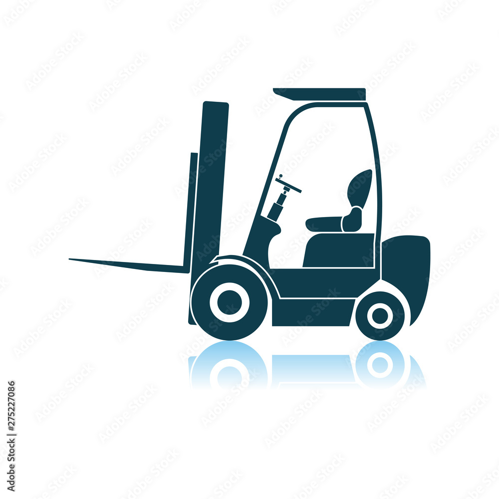 Warehouse Forklift Icon