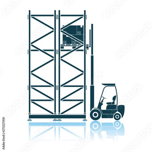 Warehouse Forklift Icon