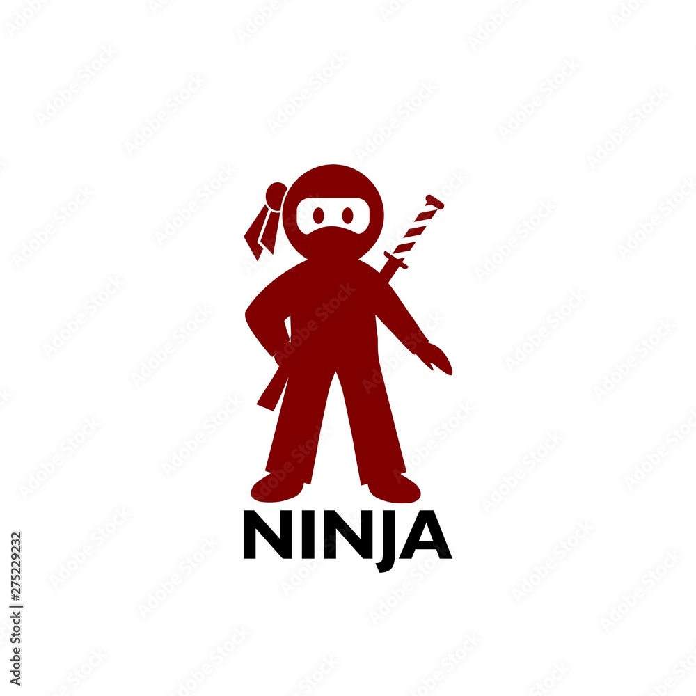 Ninja Shield Logo Icon Design Ninja Shield Logo Icon Design