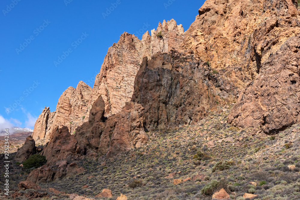 Teide National Park Roques de Garcia in Tenerife at Canary Islands Teide National Park Roques de Garcia in Tenerife at Canary Islands