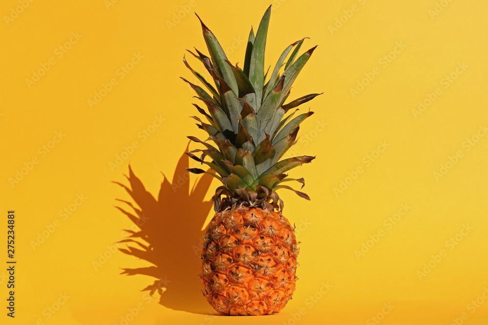 Pineapple still life to feel summer