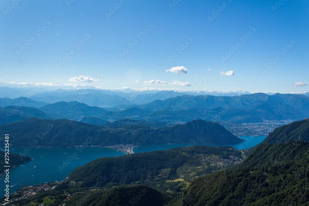 Panorama of the Swiss Alps