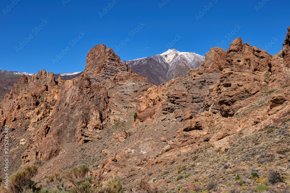 Teide National Park Roques de Garcia in Tenerife at Canary Islands Teide National Park Roques de Garcia in Tenerife at Canary Islands