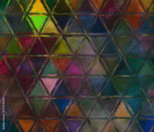 Εκτύπωση καμβά Fantasy style bright colors pattern background for create banner, cards, invitations and prints