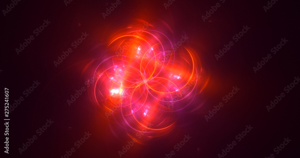 3D rendering abstract round light background 3D rendering abstract round light background