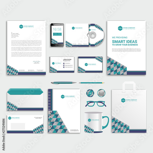 Stationery template design