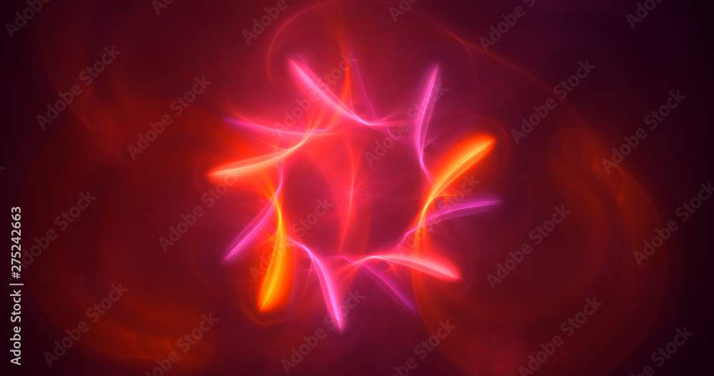 3D rendering abstract round light background 3D rendering abstract round light background