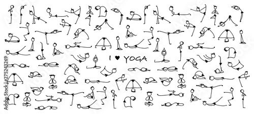 Yoga set, sketch for your design