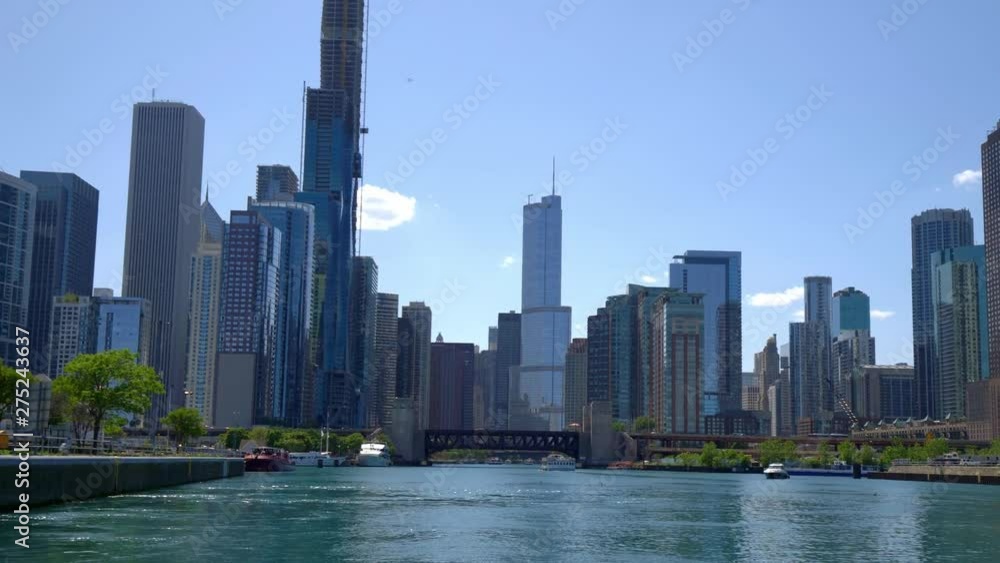 The High rise buildings of Chicago downtown - travel photography The High rise buildings of Chicago downtown - travel photography