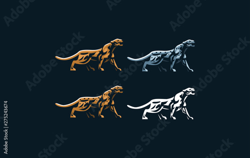 The image of a cougar or panther.