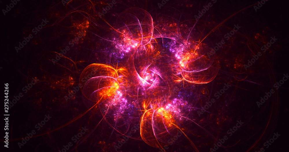 3D rendering abstract round light background 3D rendering abstract round light background