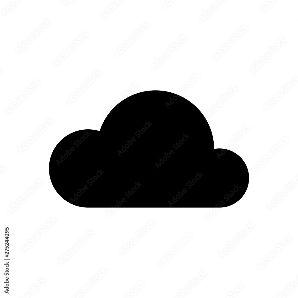 weather cloudy icon simple weather cloudy icon simple