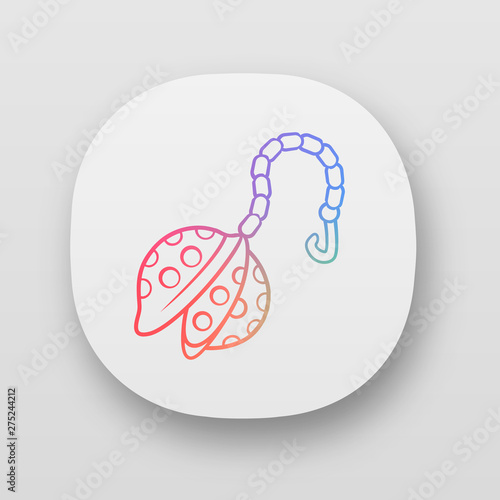 Reusable metal tea infuser app icon