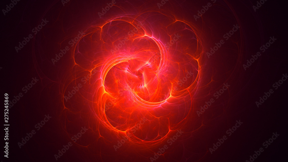 3D rendering abstract round light background 3D rendering abstract round light background