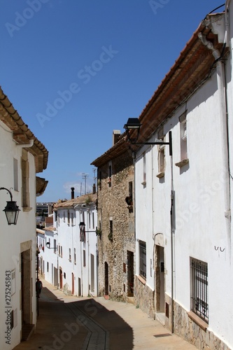 Begur sur la Costa Brava village et côte méditerranéen,Espagne,Catalogne