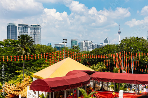 Photography Thean Hou Temple in Kuala Lumpur during Chinees New Year