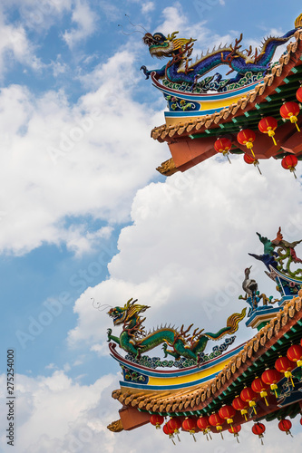 Thean Hou Temple in Kuala Lumpur during Chinees New Year