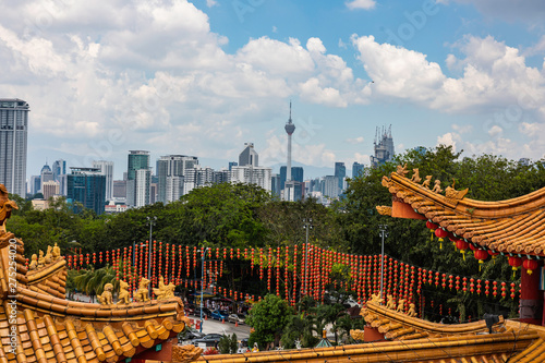 Canvas Print Thean Hou Temple in Kuala Lumpur during Chinees New Year