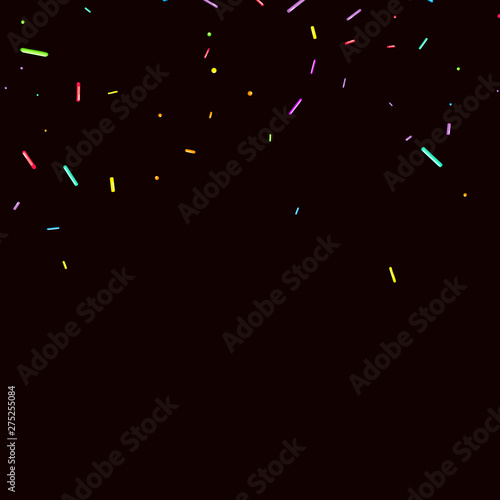 Party background Sprinkles grainy. Sweet confetti